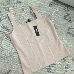White House Black Market Blush Tank Top